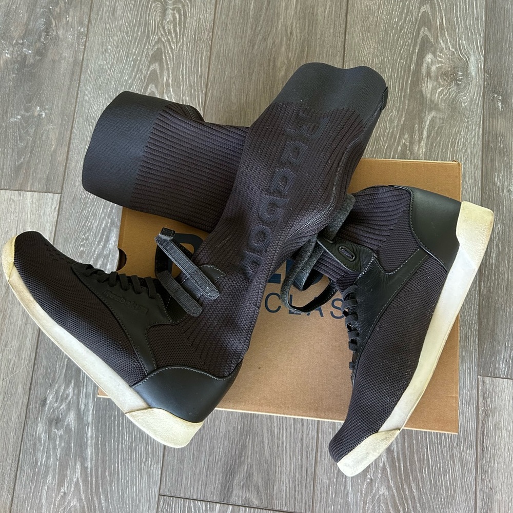 Reebok High-Top Knit Boot Sneakers
